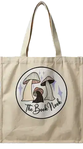 Mulepose med The Book Nook-logo